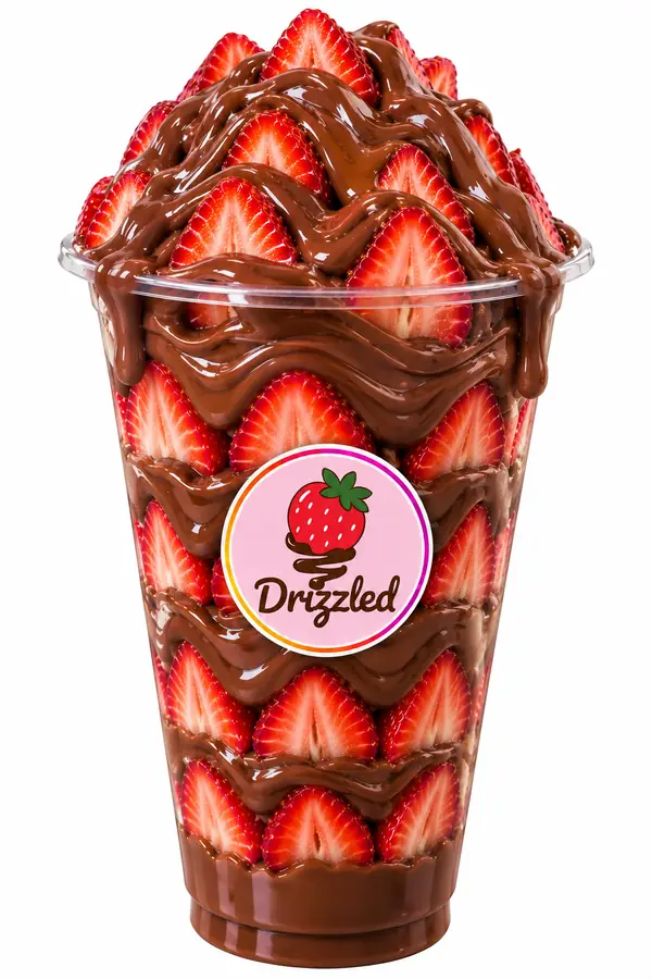 Nutella Strawberry Cup from Drizzled dessert trailer in Stockton, CA