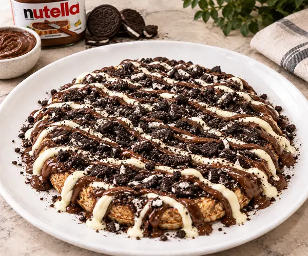 Oreo Waffle from Drizzled dessert trailer in Stockton, CA